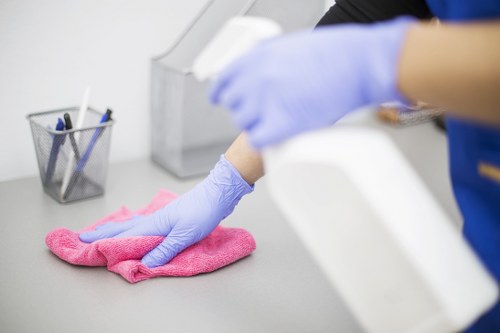 Professional house cleaning service in a W3 home interior