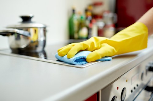 Local short-let property cleaning for a flat in W3 with linen and surface reset