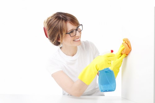 Scheduled regular cleaning for a west London property in W3