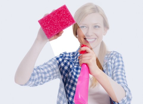 Commercial curtain maintenance in a W3 office or reception area