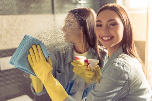 Reusable cleaning materials and waste separation by category